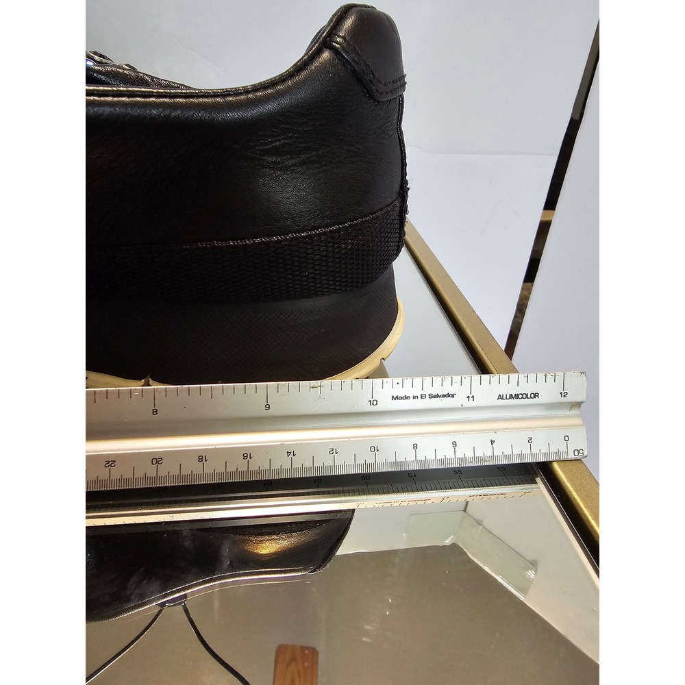 Prada 3S6018 Crystal Embellished Black Leather Slip-On Sneakers EU 40 unisex - Picture 9 of 12